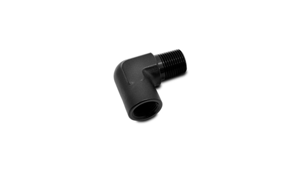 Vibrant 1/8in NPT Female to Male 90 Degree Pipe Adapter Fitting