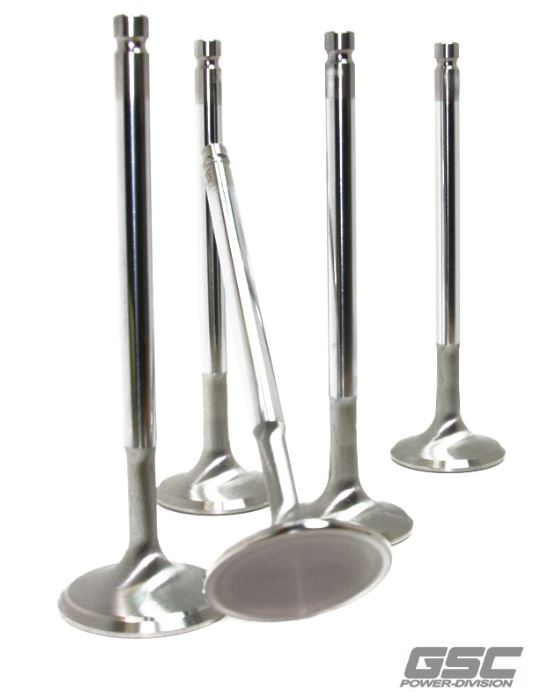 GSC P-D EJ series EJ205/EJ207/EJ257 Chrome Polished Super Alloy Exhaust Valve-32mm Head(STD) -SET 8 (2015-8)