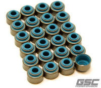 GSC P-D Toyota 2JZ Viton 6.6mm Exhaust Valve Guide Seal Kit Set of 12