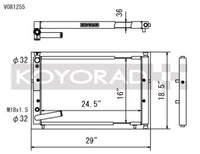 Koyo 94-01 Acura Integra w/ K-Series Swaps (2.0/2.4L) Radiator