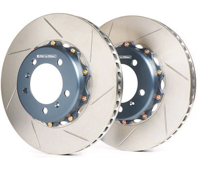 GiroDisc 2020+ Chevrolet Corvette Z51 (C8) Rotores delanteros ranurados (A1-242)