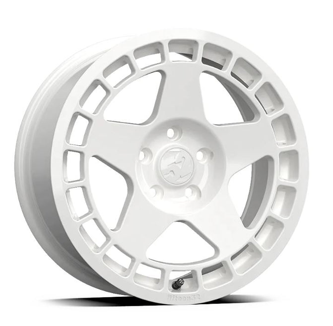 quince52 Turbomac 18x8.5 5x114.3 30mm ET 73.1mm Rueda blanca Rally con orificio central (TURRW-88554+30)