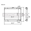 Koyo 00-02 Nissan Skyline GTR 2.6L Turbo Racing Radiator