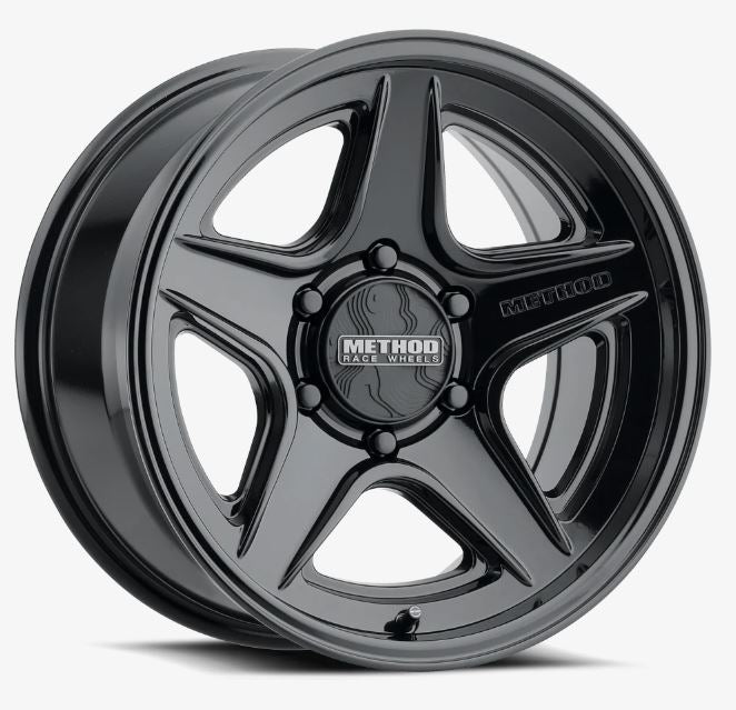 Method MR319 17x9 -12mm Offset 6x139.7 BP 106.25mm CB - Gloss Black Wheel