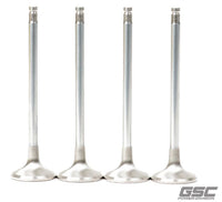 GSC P-D Honda B-Series Vtec B16A/B17A/B18C Chrome Alloy Exhaust Valve 28mm Head - 6mm Stem - SET 8