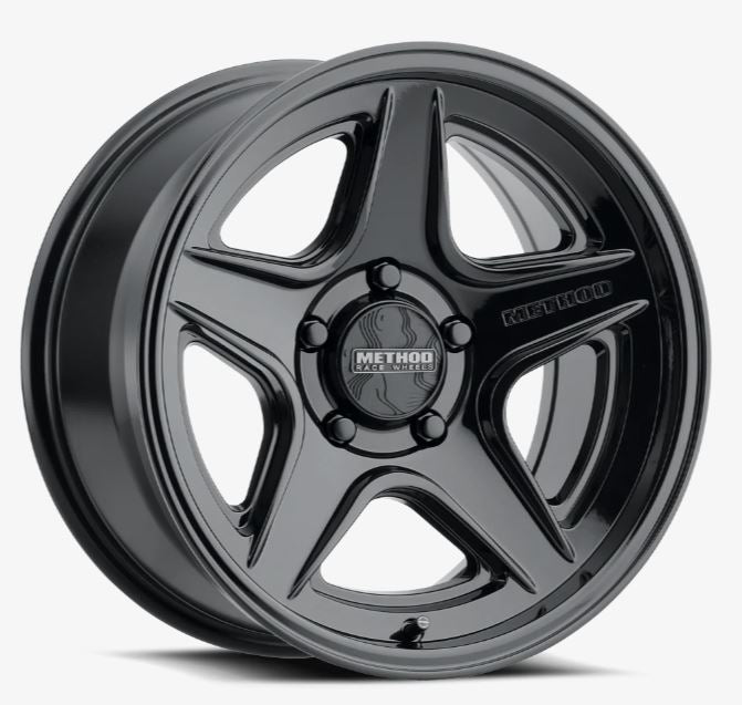 Method MR319 17x8.5 5x127 BP 71.5mm CB 0mm Offset - Rueda negra brillante