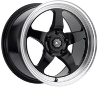 Forgestar F091 17X10 D5 Drag 5X120 ET45 BS7.3 Gloss Black w/ Machine Lip 78.1