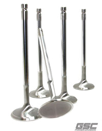 GSC P-D EJ series EJ205/EJ207/EJ257 Chrome Polished Super Alloy Exhaust Valve-33mm Head(+1mm)-SET 8