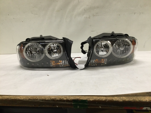 ANZO 1997-2004 Dodge Dakota Crystal Headlights Black 1pc | 111085 Scratch & Dent