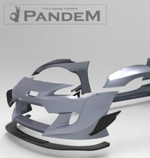 Pandem Scion FR-S Wide Body V3 Front Fenders (17010278)