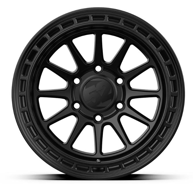 quince52 Range HD 17x8.5 5x127 0mm ET 71.5mm Rueda negra de asfalto con orificio central (GHDAB-178557-00)