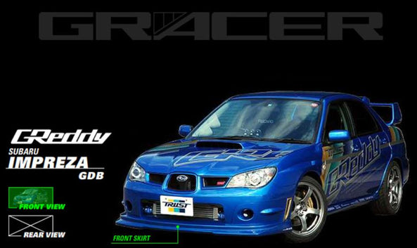 GReddy 06-07 WRX & STi Front Lip Spoiler FRP (17060053)