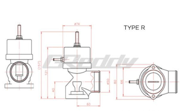 Resorte estándar BOV universal GReddy tipo R (11501660)