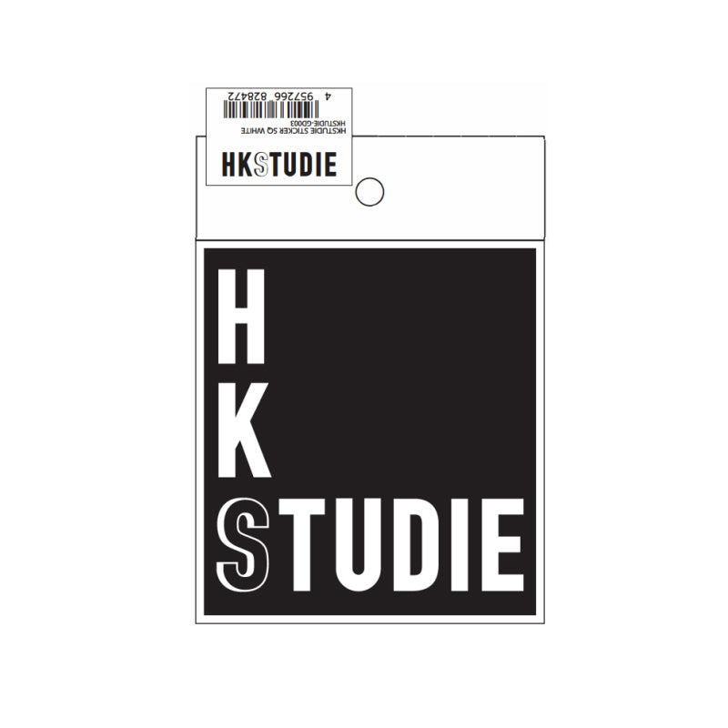 HKS HKSTUDIE Sticker SQ - White (HKSTUDIE-GD003)