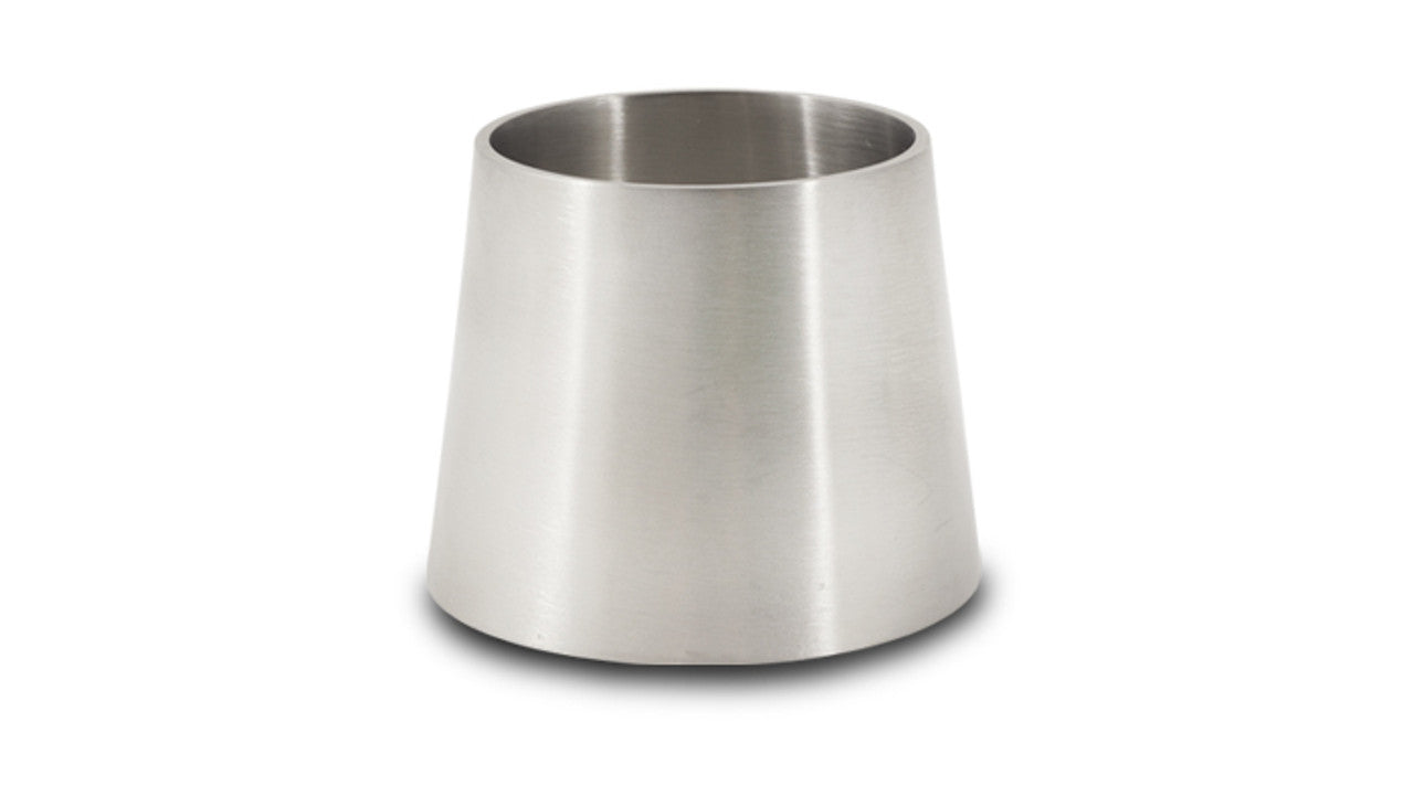 Vibrant 2.5in x 3in T304 Stainless Seel Straight (Concentric) Reducer (2630)