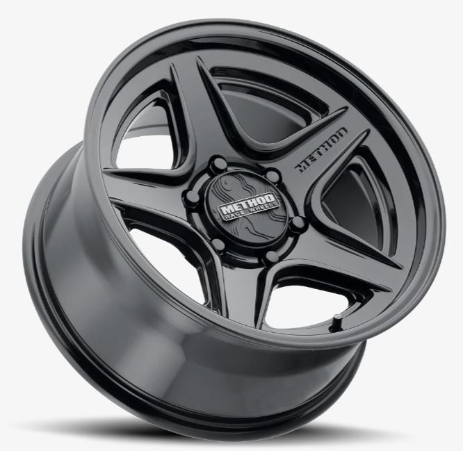 Method MR319 17x9 -12mm Offset 6x139.7 BP 106.25mm CB - Gloss Black Wheel