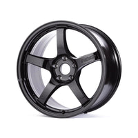 Gram Lights 57CR 19x9.5 +25 5-114.3 Rueda negra brillante