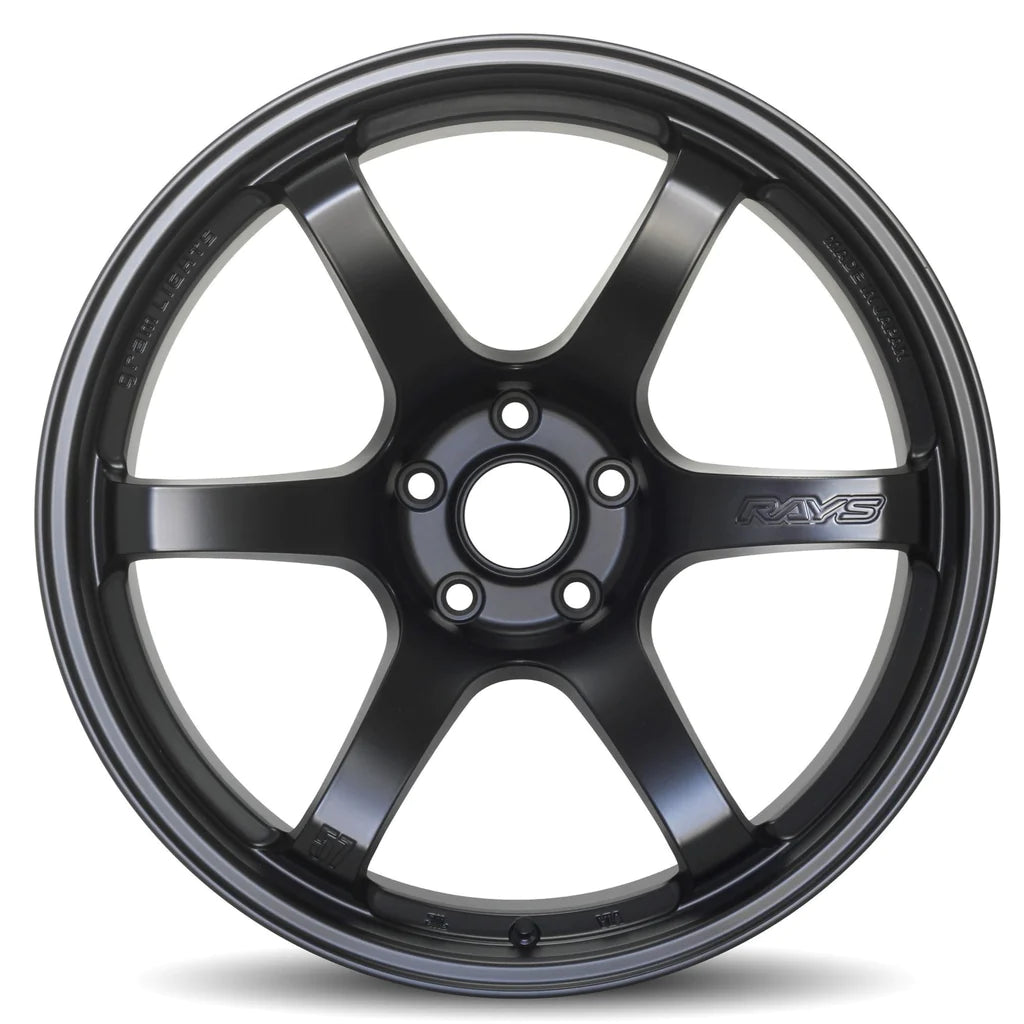 Gram Lights 57DR 19x9.5 +25 5-114.3 Semi Gloss Black Wheel