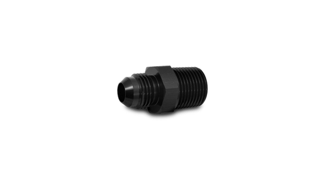 Vibrant -8AN to 1/4in NPT Straight Adapter Fitting - Aluminum