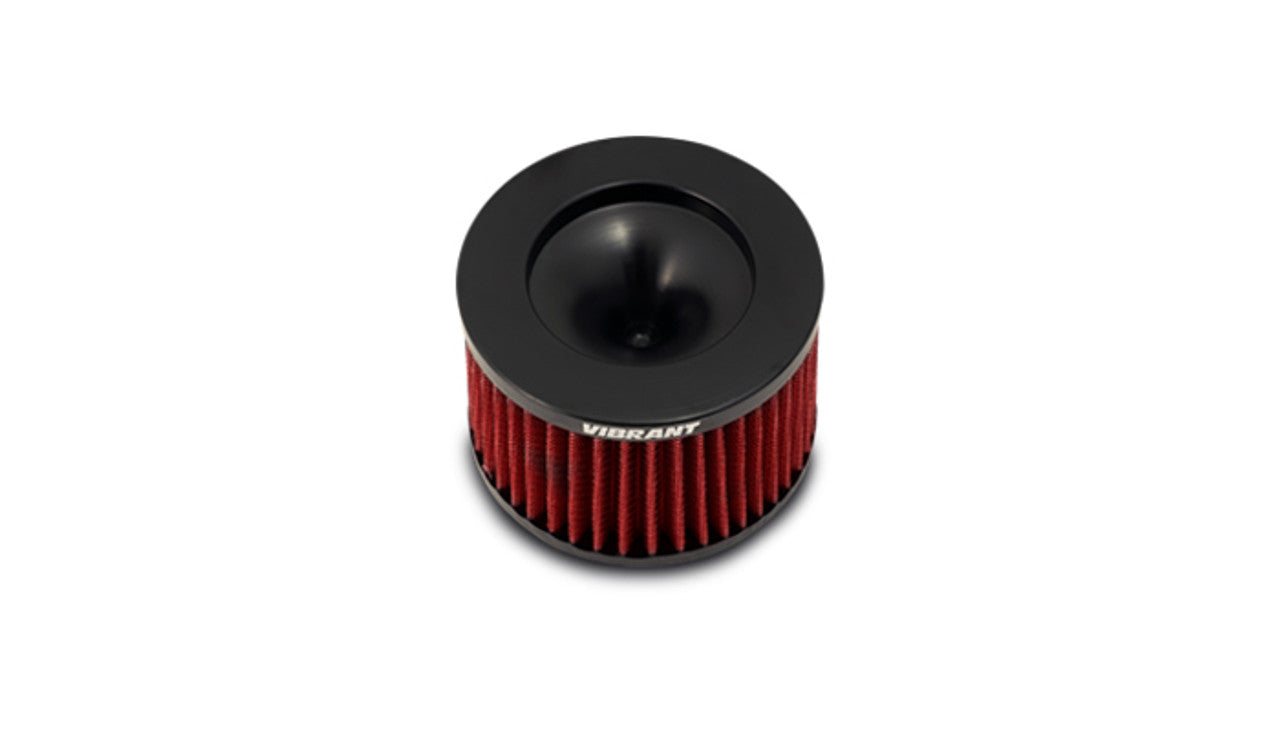 Vibrant The Classic Perf Air Filter 4.75in O.D. Cone x 3-1/2in Tall x 3in inlet I.D. Turbo Outlets (10930)