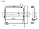 Koyo Toyota 84-95 Pickup 2WD/4WD/ 4Runner 2.4L I4 (22R/RE) MT Radiator *Will Not Fit 22RET*