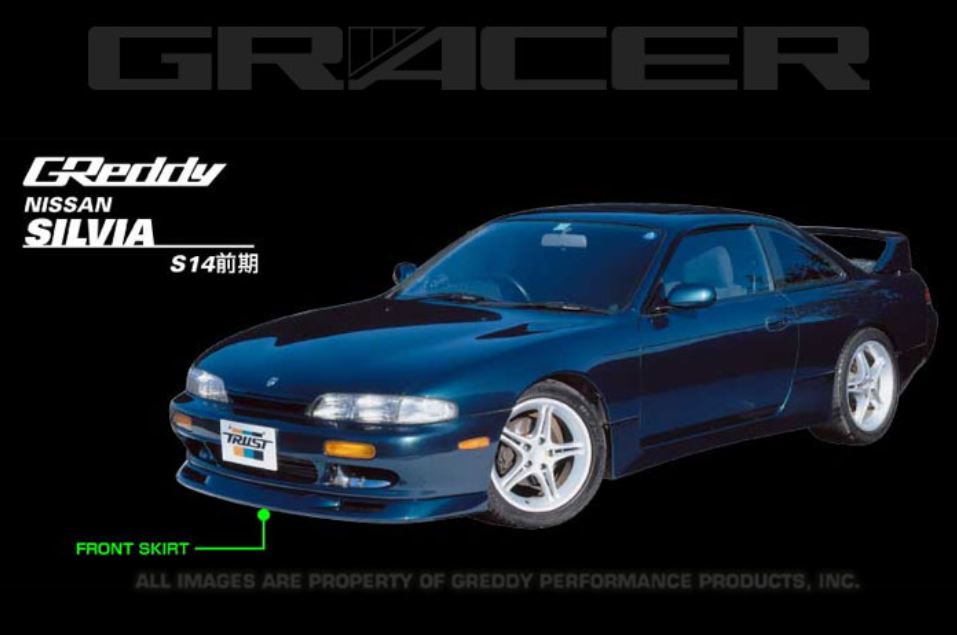 GReddy 95-96 Nissan 240SX Urethane Front Lip Spoiler  **Must ask/call to order** 