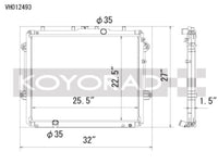 Koyorad 10-24 Toyota 4Runner 4.0L V6 (5th Gen) Aluminum Radiator - Off-Road Use Only (VH012493)