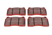 PASTILLAS DE FRENO DELANTERO EBC REDSTUFF - 17+ CIVIC TYPE R FK8, 04-17 STI y 03+ EVO