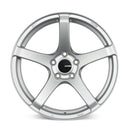 Enkei Kojin 17x9 45mm Offset 5x114.3 Bolt Pattern 72.6mm Bore Dia Matte Silver Wheel