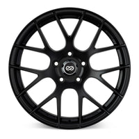 Enkei Raijin 18x8.5 38mm Offset 5x120 Patrón de pernos 72.6 Diámetro de orificio Rueda negra mate