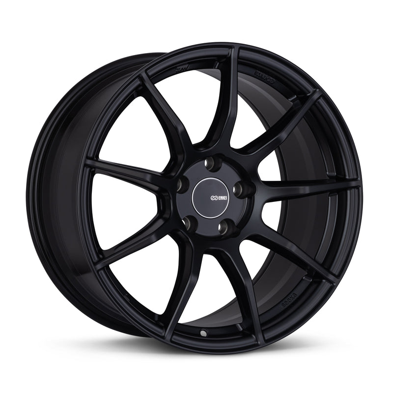 Enkei TS9 17x8 5x100 45mm offset 72.6mm Bore Black Paint (492-780-8045BK)