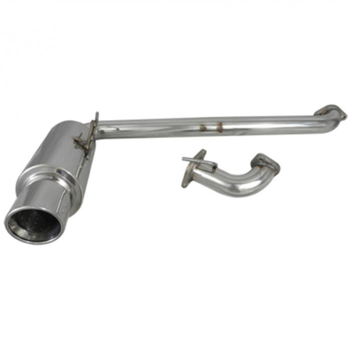 Injen 11-16 Scion tC 60mm 304SS Axle-Back Exhaust - SS Resonated T w/ Rolled Lip - Injen embossed logo (SES2117)