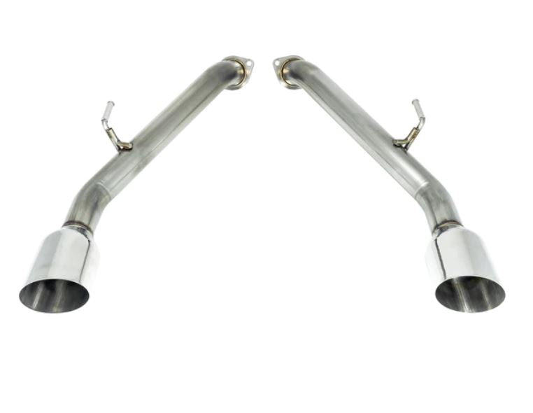 Remark 2014+ Infiniti Q50 Axle Back Exhaust w/Stainless Steel Single Wall Tip (RO-TSQ5-S)