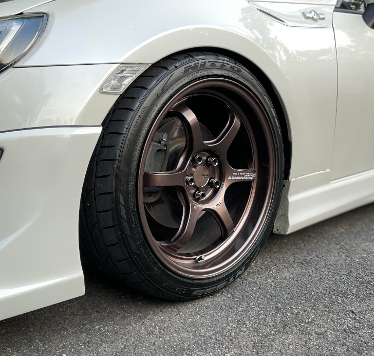 Advan R6 18x9.5 +45 5-114.3 Racing Copper Bronze Forged Wheel