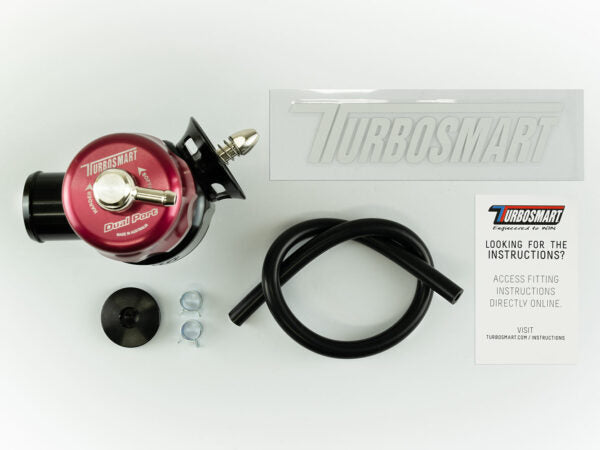 Turbosmart BOV Smart Dual Port Mitsubishi EVO VI Through X - Red