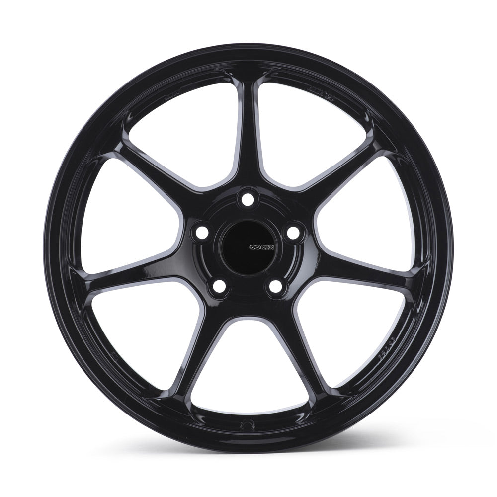 Rueda Enkei TS-7 18x9,5 5x114,3 38 mm de compensación, 72,6 mm de diámetro, color negro brillante (535-895-6538BK)