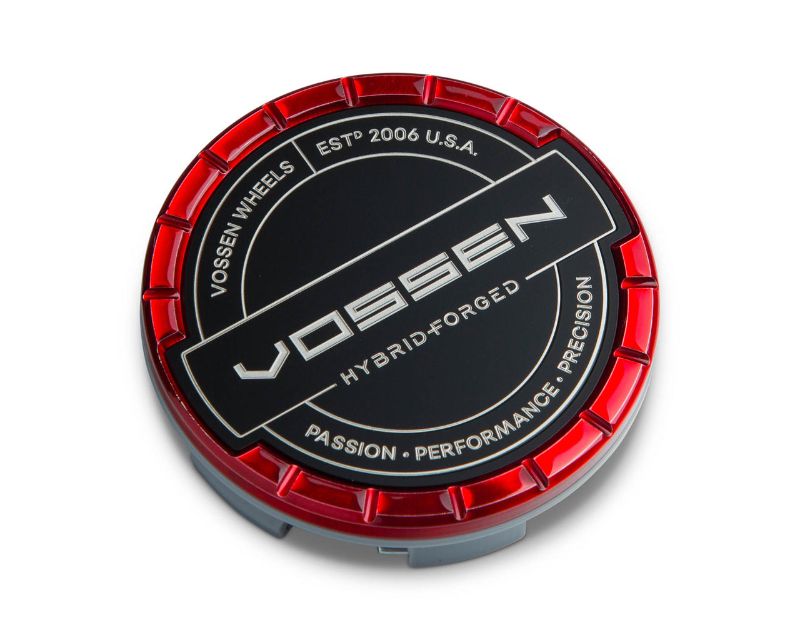 Vossen Billet Sport Cap - Small - Hybrid Forged - Vossen Red (CAP-BSC-SM-HF-RD)