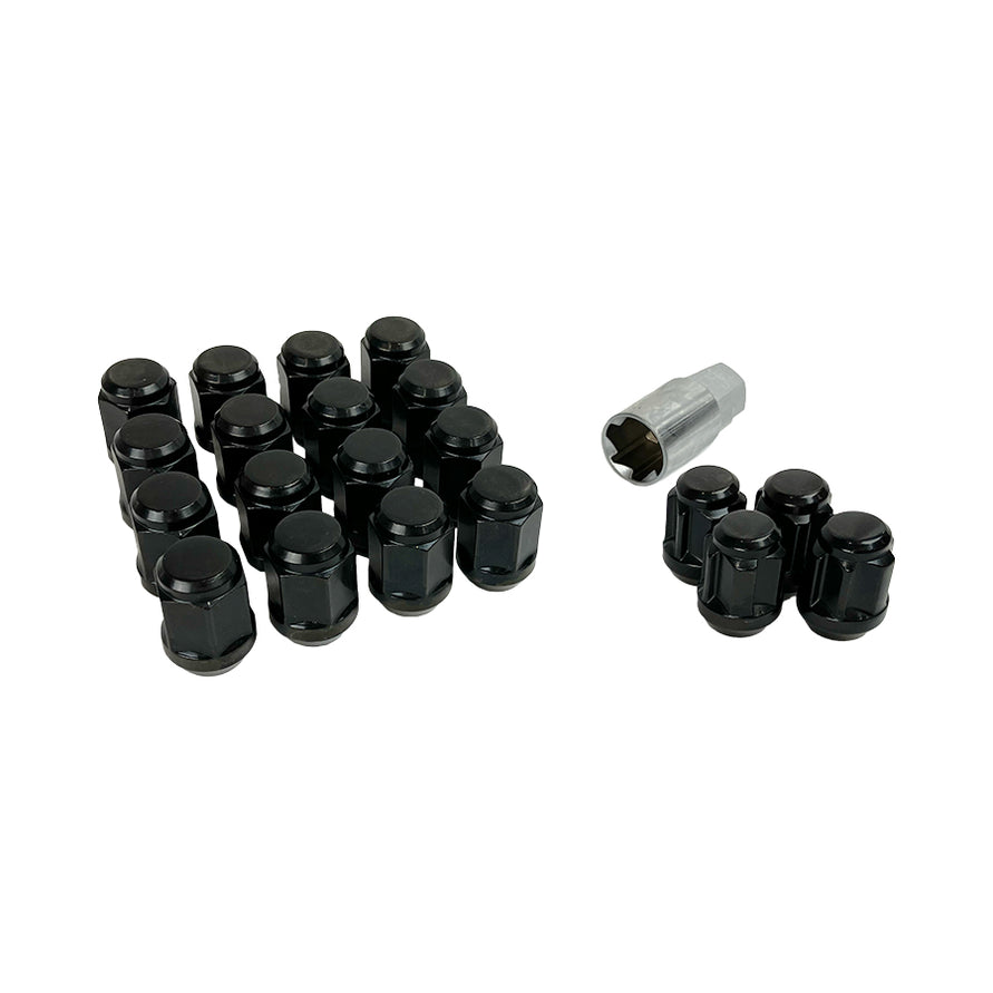 Bull Lock Tuskey Black 20pc Lug & Lock Set 14x1.5 | 2017+ Civic Type R