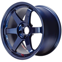 Volk Racing TE37SL 18x9.5 +22 5x114.3 Wheel in Mag Blue