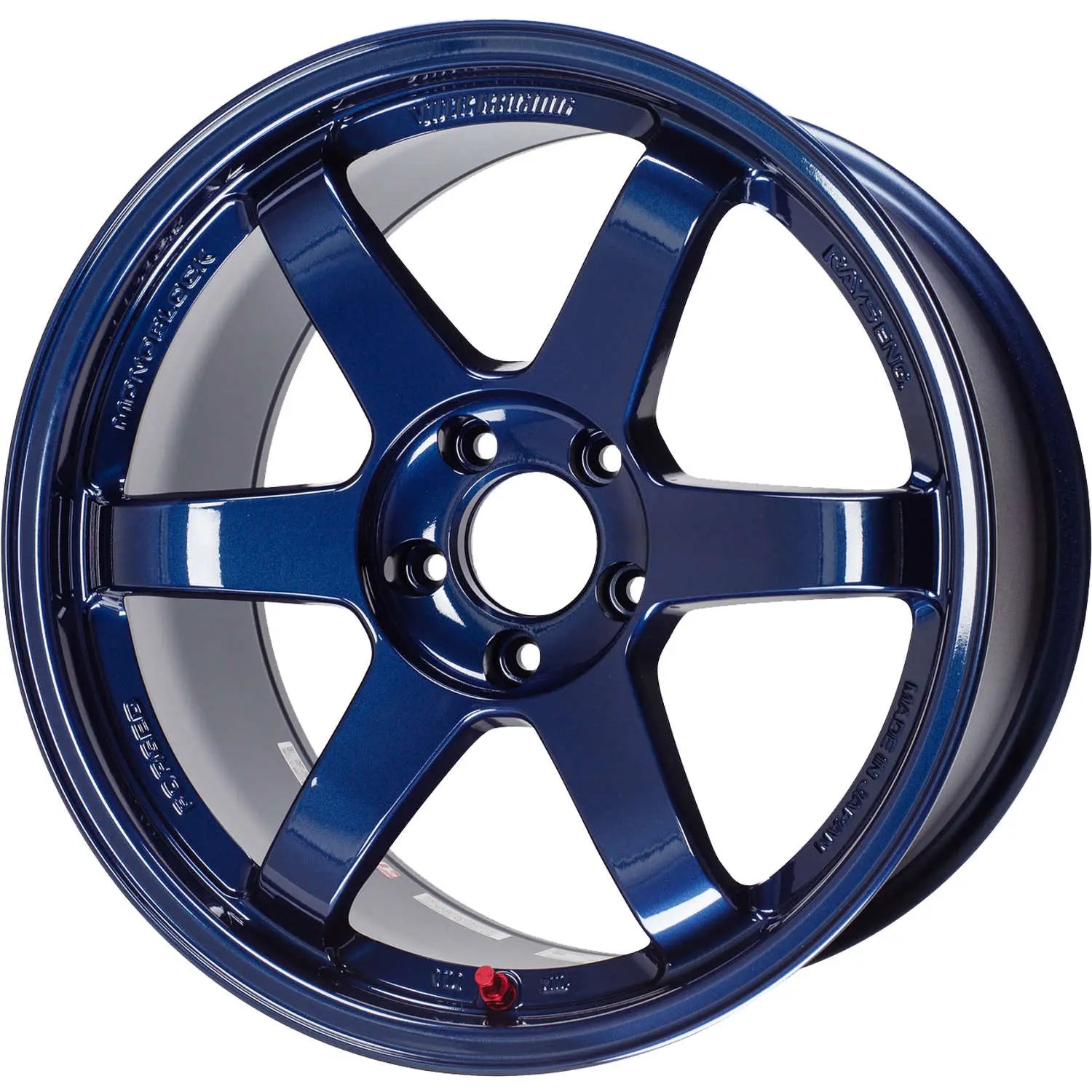 Volk Racing TE37SL 18x9.5 +35 5x114.3 Wheel in Mag Blue