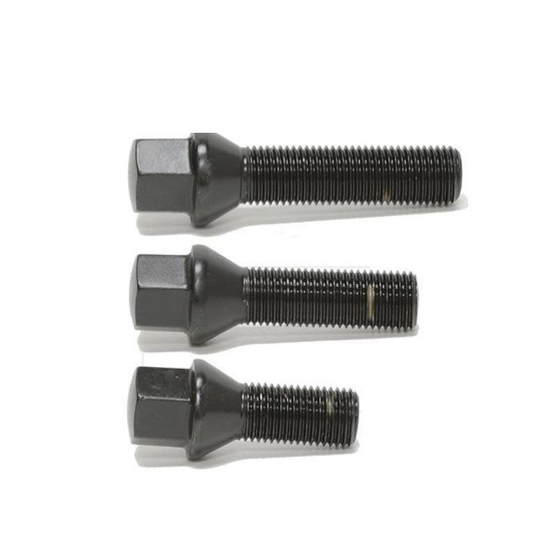 Wheel Mate Mevius Lug Bolt Juego de 20 - Negro 12x1.50 27mm Cono 60 DEG TAP (40621B)