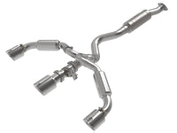 aFe 23-24 Toyota GR Corolla L3 1.6L (t) Gemini XV 3in to 2-1/2in Cat Back Exhaust w/ Polished Tips (49-36070-P)