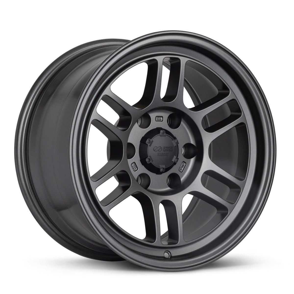 Enkei RPT1 16x8 6x139.7 Bolt Pattern +0 Offset 106.1 Bore Matte Dark Gunmetallic Wheel (528-680-8400GM)