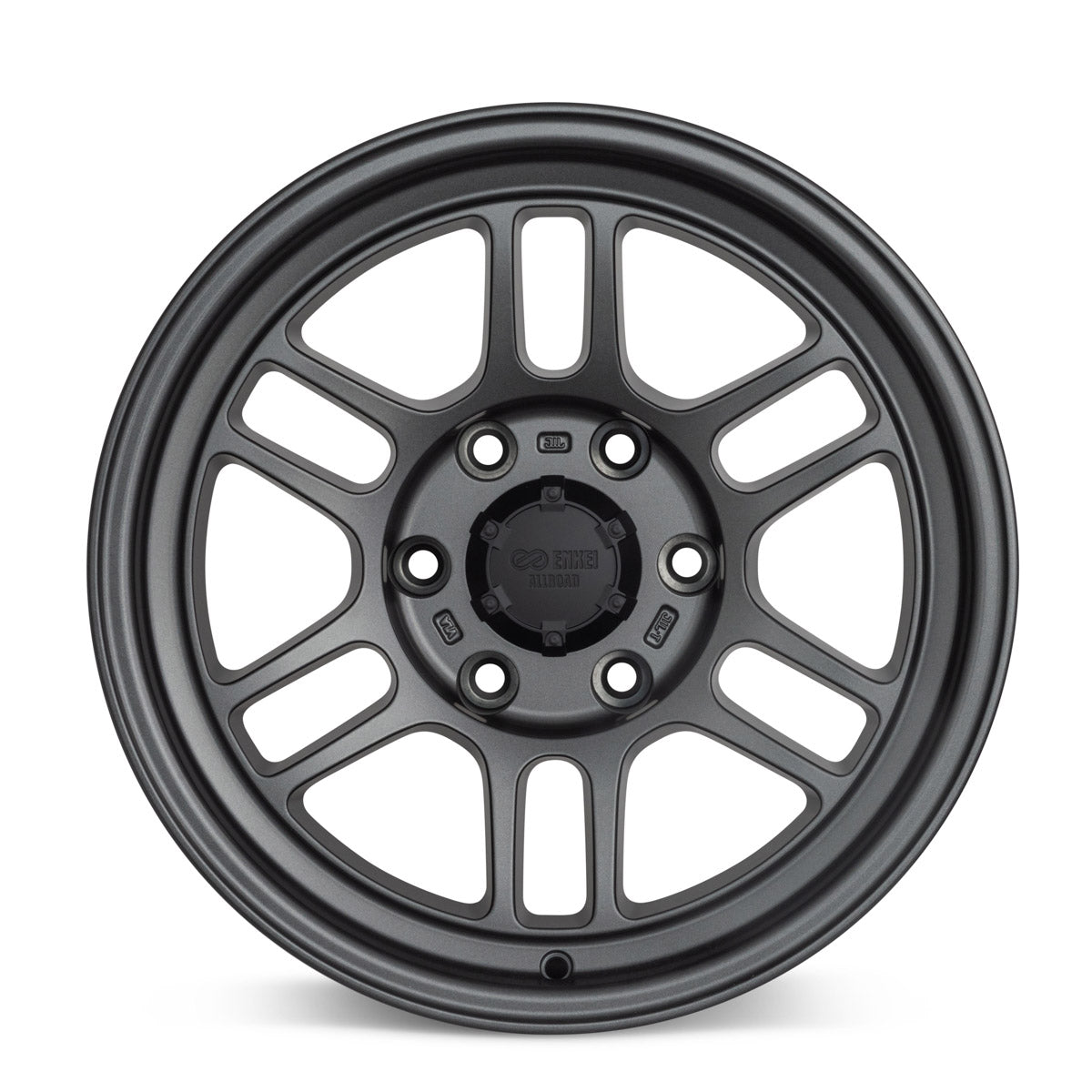 Enkei RPT1 17x9 6x139.7 Bolt Pattern +0 Offset 106.1 Bore Matte Dark Gunmetallic Wheel (528-790-8400GM)