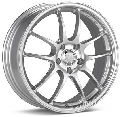 Enkei PF01 18x9 5x114.3 35mm Offset 75 Bore Dia Silver Wheel