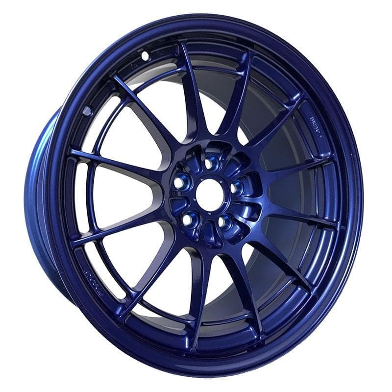 Enkei NT03+M - 18x9.5 +40 5x100 en rueda con pantalla azul (1 rueda)