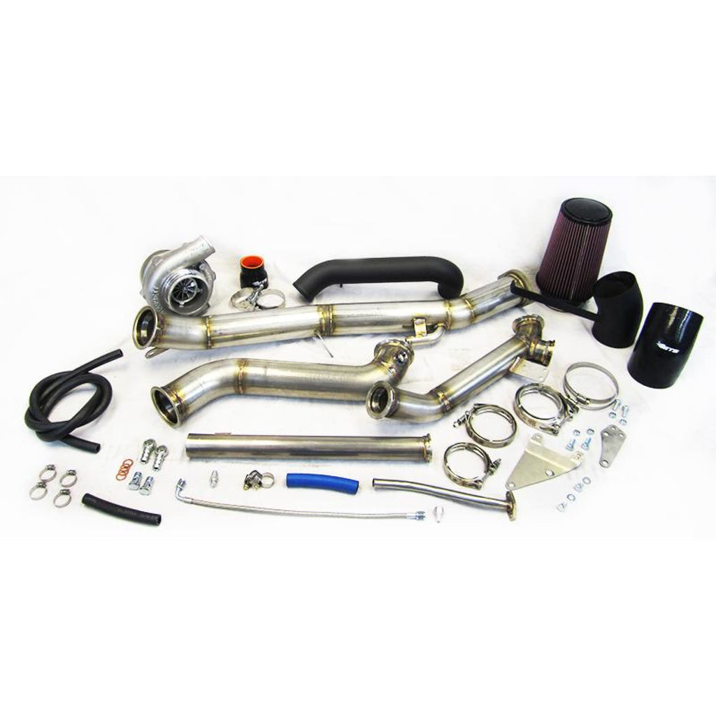 ETS Single Scroll Turbo Kit w Garrett G35-1050 Turbo & Vband w Header Up-Pipe for Subaru STI 2015-2021