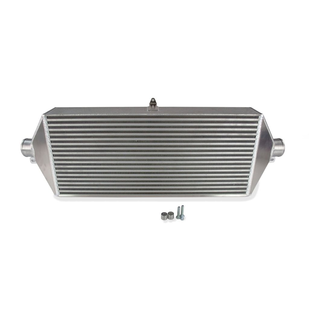 ETS 15-21 Subaru STI Intercooler de montaje frontal plateado de 4" con plantilla 