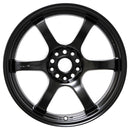 Gram Lights 57DR 18X9.5 +38 5-100 NEGRO SEMI BRILLANTE (FR-S / BRZ) (WGIX38DH)