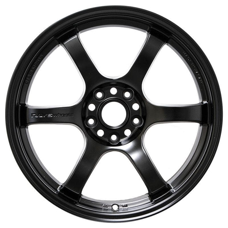 Gram Lights 57DR 18X9.5 +38 5-100 SEMI GLOSS BLACK (FR-S / BRZ) | WGIX38DH